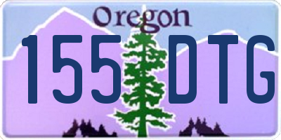 OR license plate 155DTG
