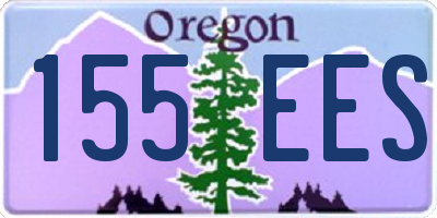 OR license plate 155EES