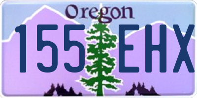 OR license plate 155EHX