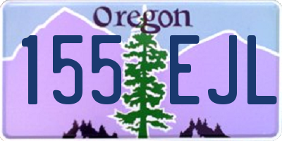 OR license plate 155EJL