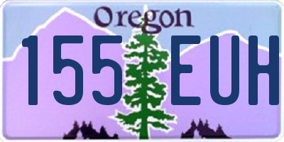 OR license plate 155EUH