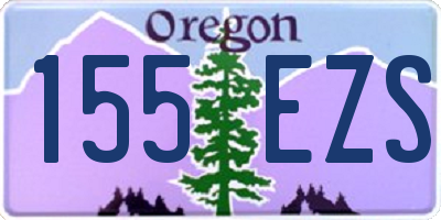 OR license plate 155EZS