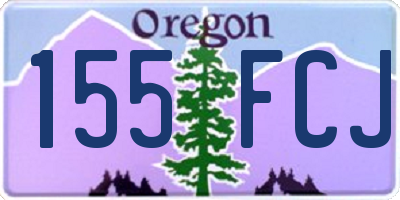 OR license plate 155FCJ
