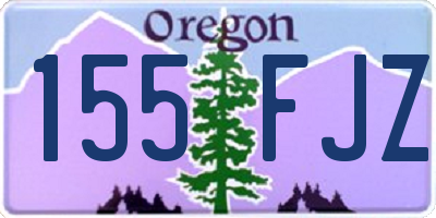 OR license plate 155FJZ