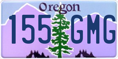 OR license plate 155GMG
