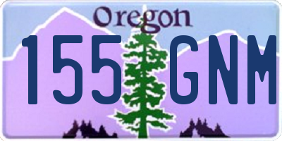 OR license plate 155GNM