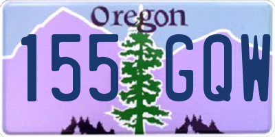 OR license plate 155GQW