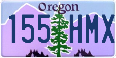 OR license plate 155HMX