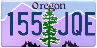 OR license plate 155JQE