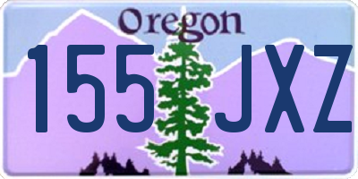 OR license plate 155JXZ