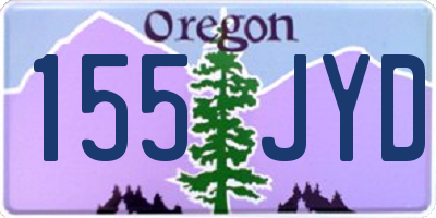 OR license plate 155JYD