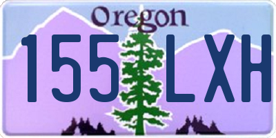 OR license plate 155LXH