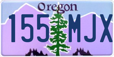 OR license plate 155MJX