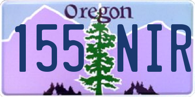 OR license plate 155NIR