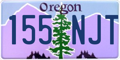 OR license plate 155NJT