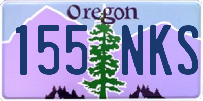 OR license plate 155NKS
