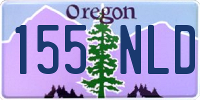 OR license plate 155NLD