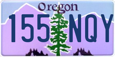 OR license plate 155NQY