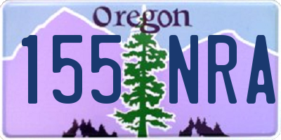 OR license plate 155NRA