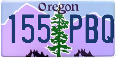 OR license plate 155PBQ