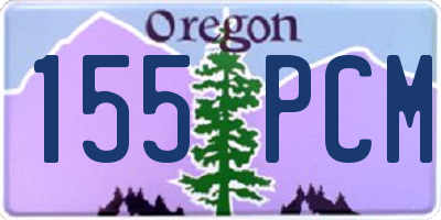 OR license plate 155PCM