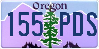 OR license plate 155PDS