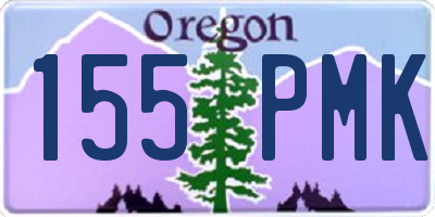 OR license plate 155PMK