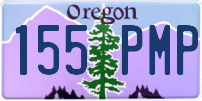 OR license plate 155PMP