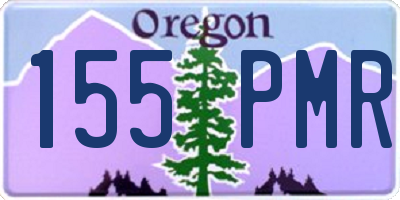 OR license plate 155PMR