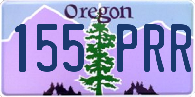 OR license plate 155PRR