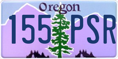 OR license plate 155PSR