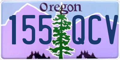 OR license plate 155QCV