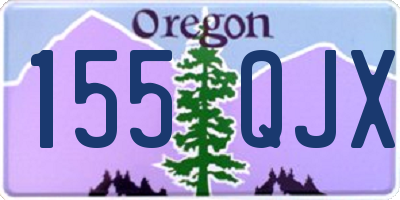OR license plate 155QJX