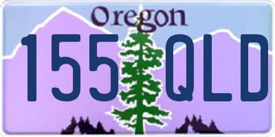 OR license plate 155QLD
