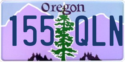OR license plate 155QLN