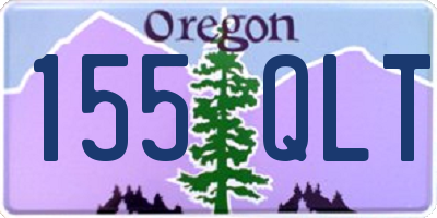 OR license plate 155QLT