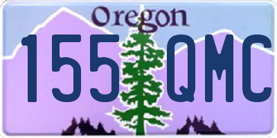 OR license plate 155QMC