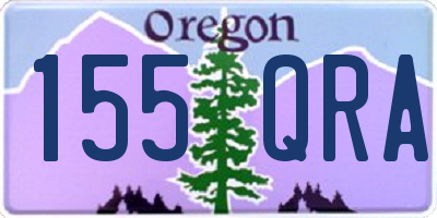 OR license plate 155QRA