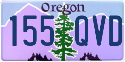OR license plate 155QVD