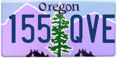 OR license plate 155QVE