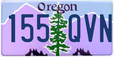 OR license plate 155QVN