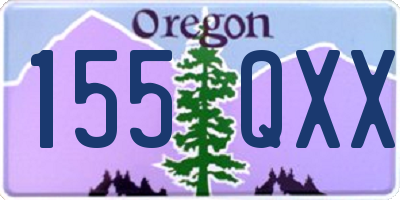 OR license plate 155QXX