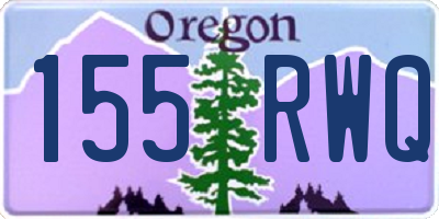 OR license plate 155RWQ