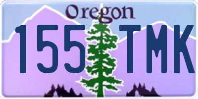 OR license plate 155TMK
