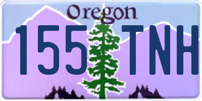 OR license plate 155TNH