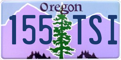 OR license plate 155TSI