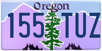 OR license plate 155TUZ