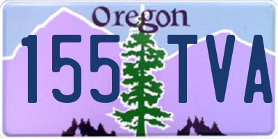 OR license plate 155TVA