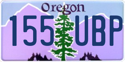 OR license plate 155UBP