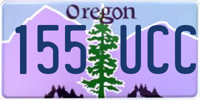 OR license plate 155UCC